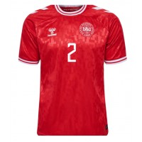 Dánsko Joachim Andersen #2 Domáci futbalový dres ME 2024 Krátky Rukáv